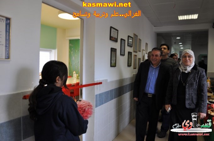افتتاح غرفة المعلمين في مدرسة الغزالي وبحضور رئيس البلدية عادل بدير 